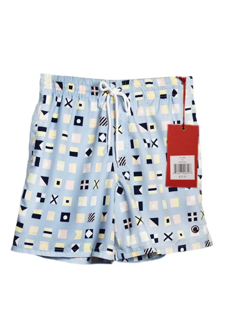 Southern Proper Men’s Shorts Nautical Design Boardshorts Swimwear Trunks Size M